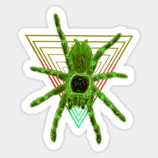 Tarantula “Vaporwave” Triangle V24 (Invert) Sticker